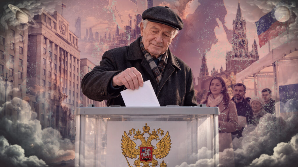 Иллюстрация к статье: Голос каждого — вклад в будущее: выборы станут началом обновления России