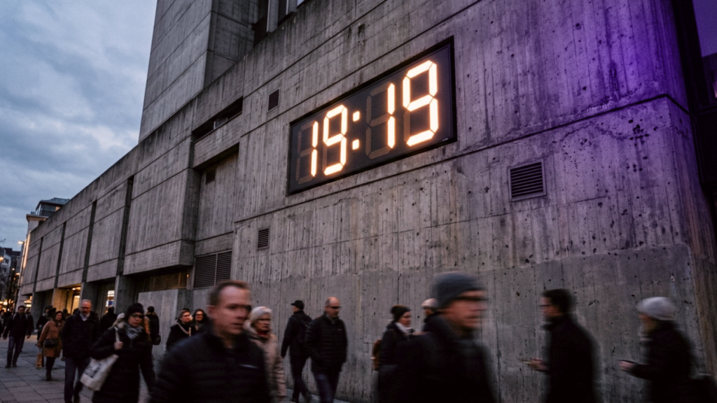 Иллюстрация к статье: Время 19:19 на часах: как трактуют сочетание единицы и девятки